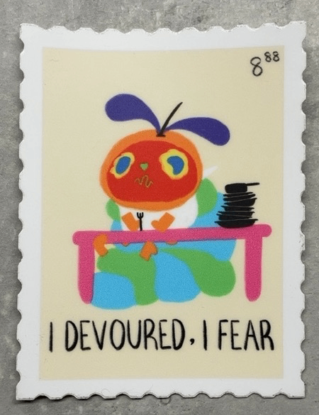 I Devoured, I Fear Stamp (Large)