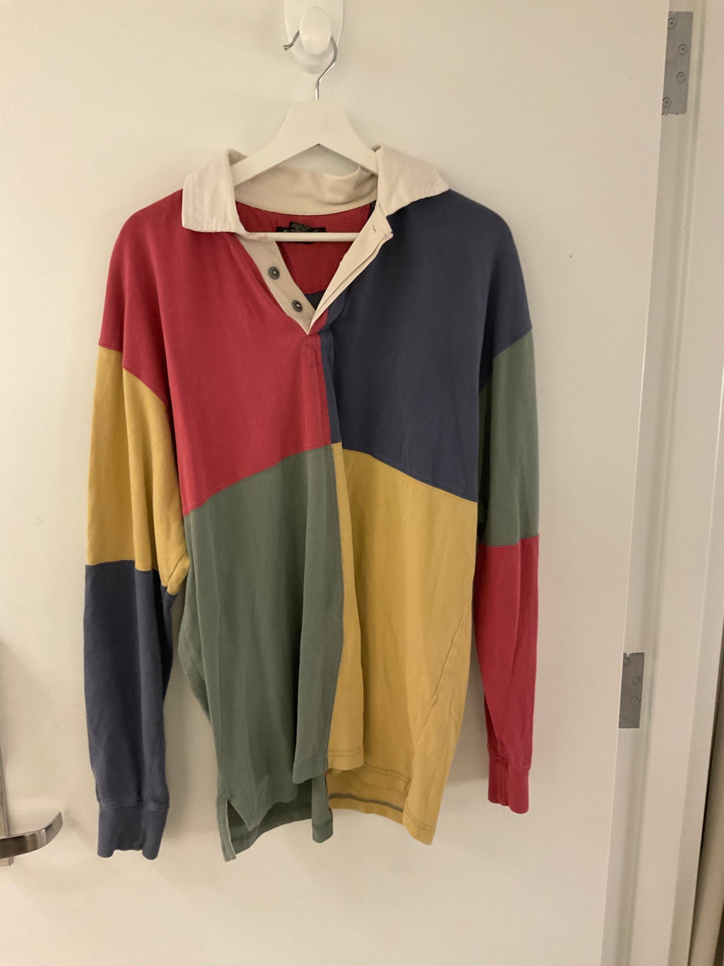 Color-block Rugby Shirt