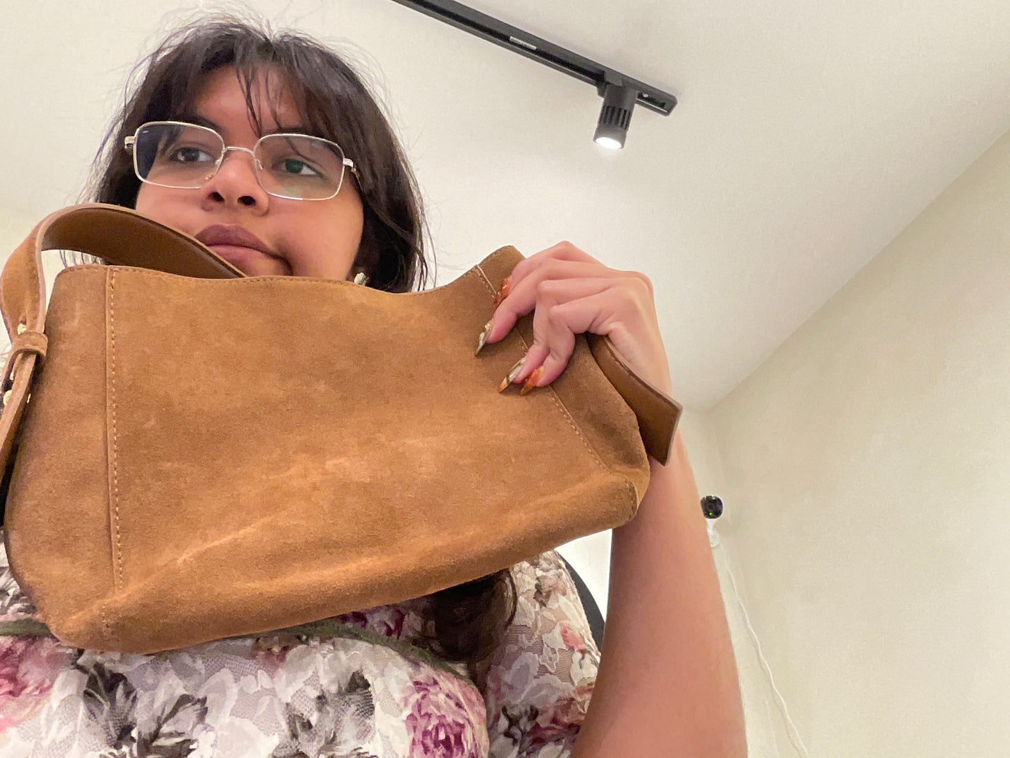 MNG Suede Purse