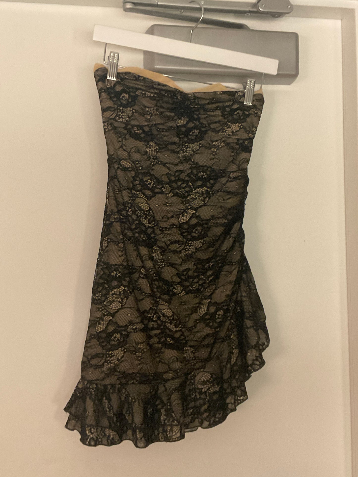 Princess Polly Hendrie Black Lace Tube Dress