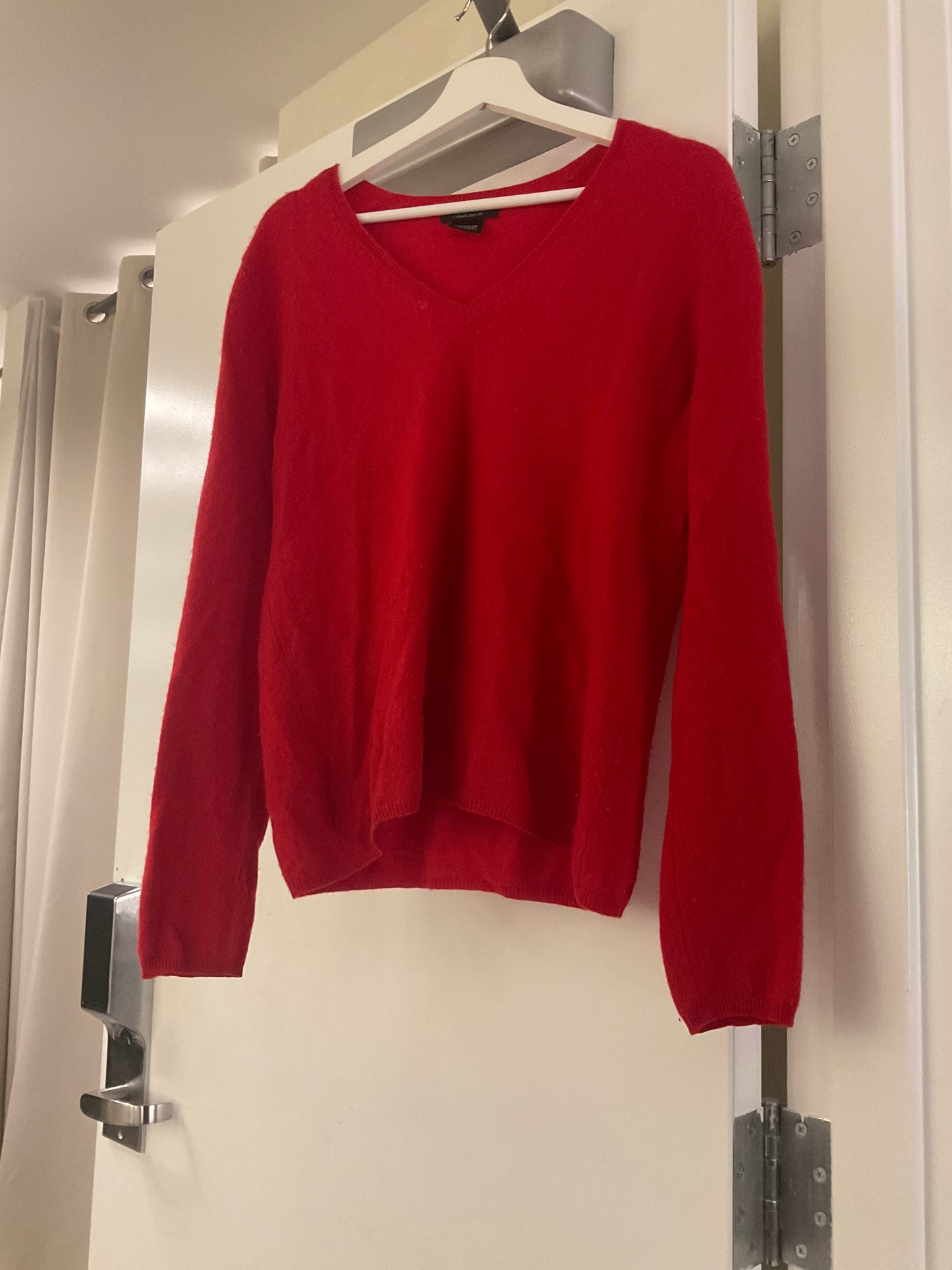 Red V Neck Sweater