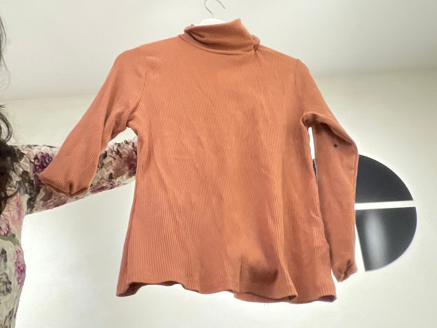 Orange Turtleneck