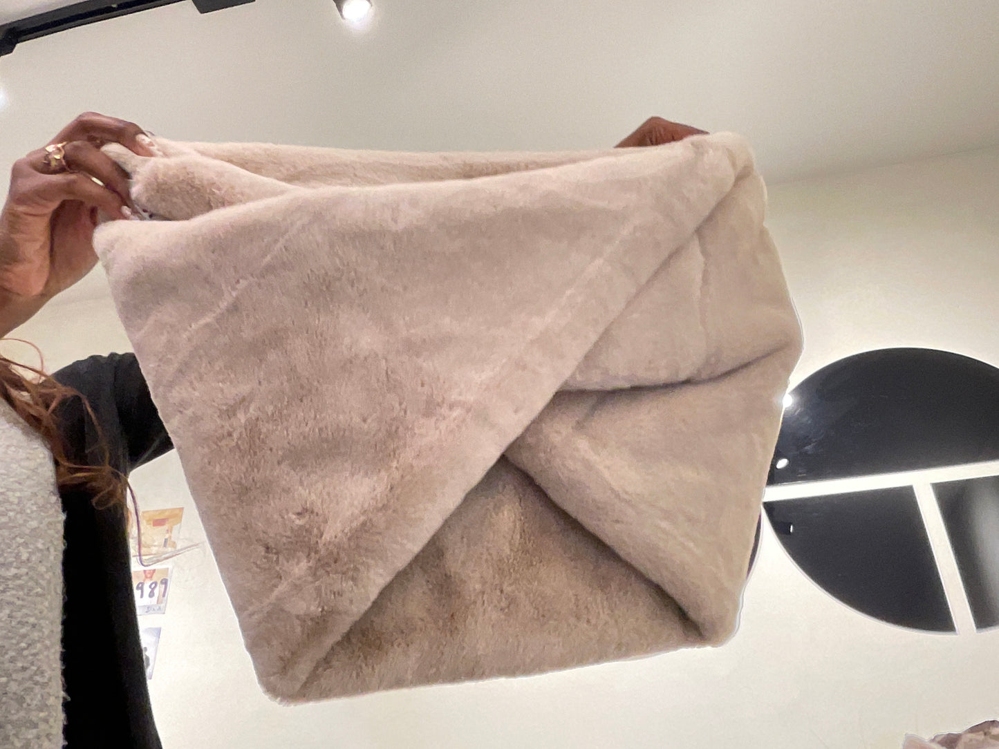 Light Brown Fur Scarf