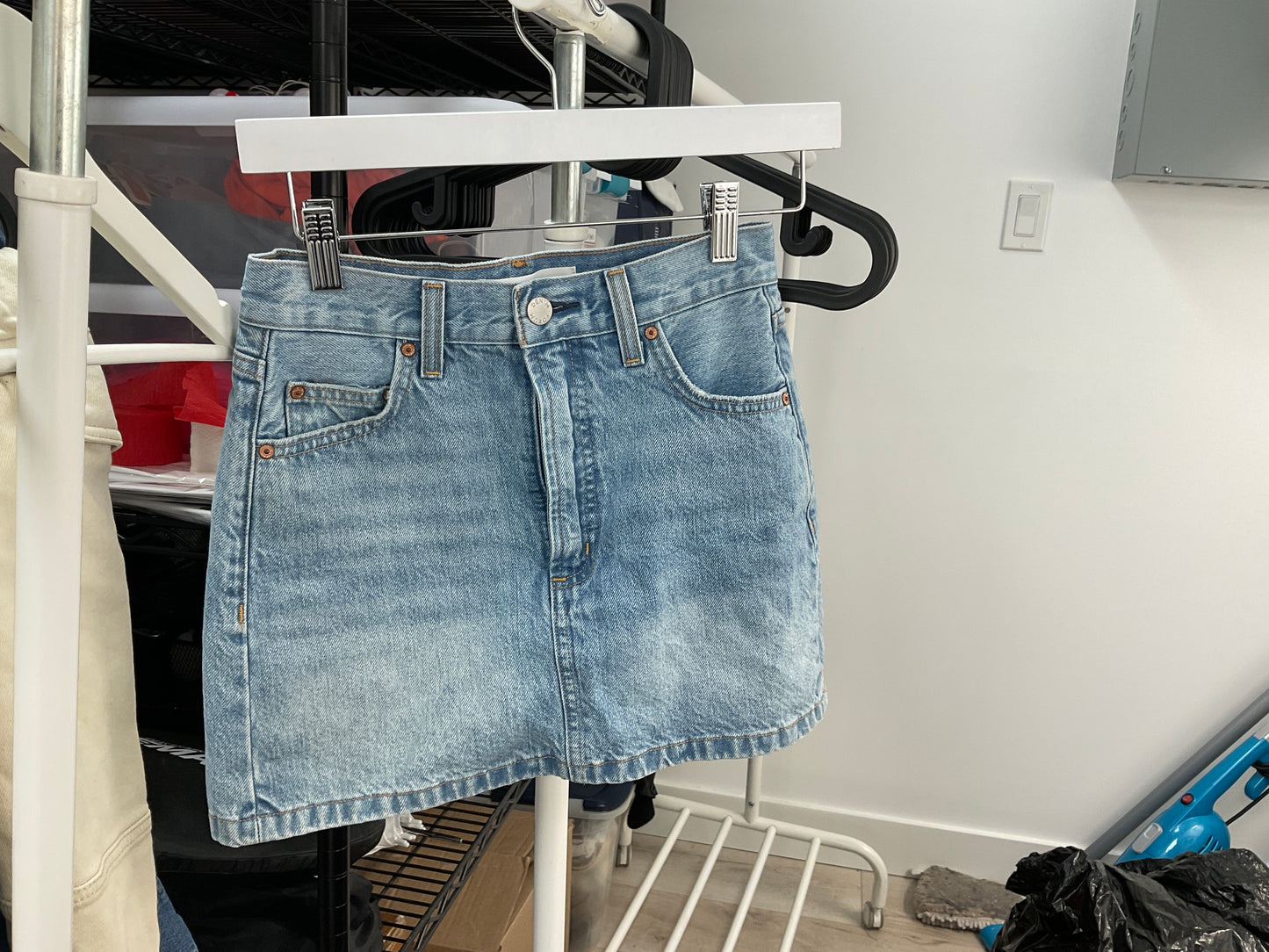Denim Forum Jean Mini Skirt