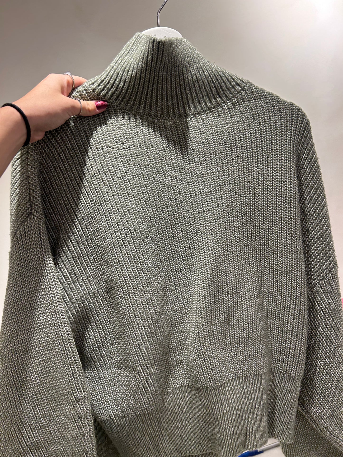 Green Knit Turtleneck
