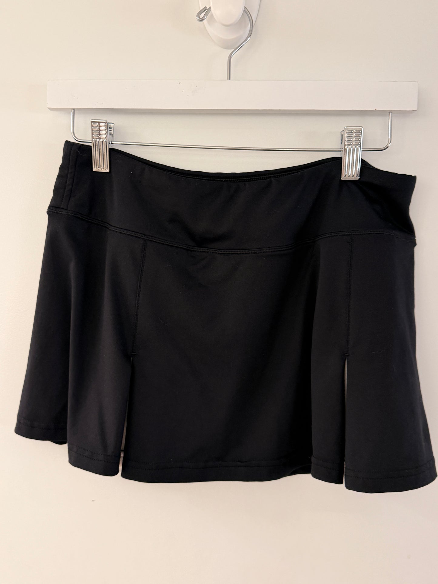 Black Athletic Mini Skirt