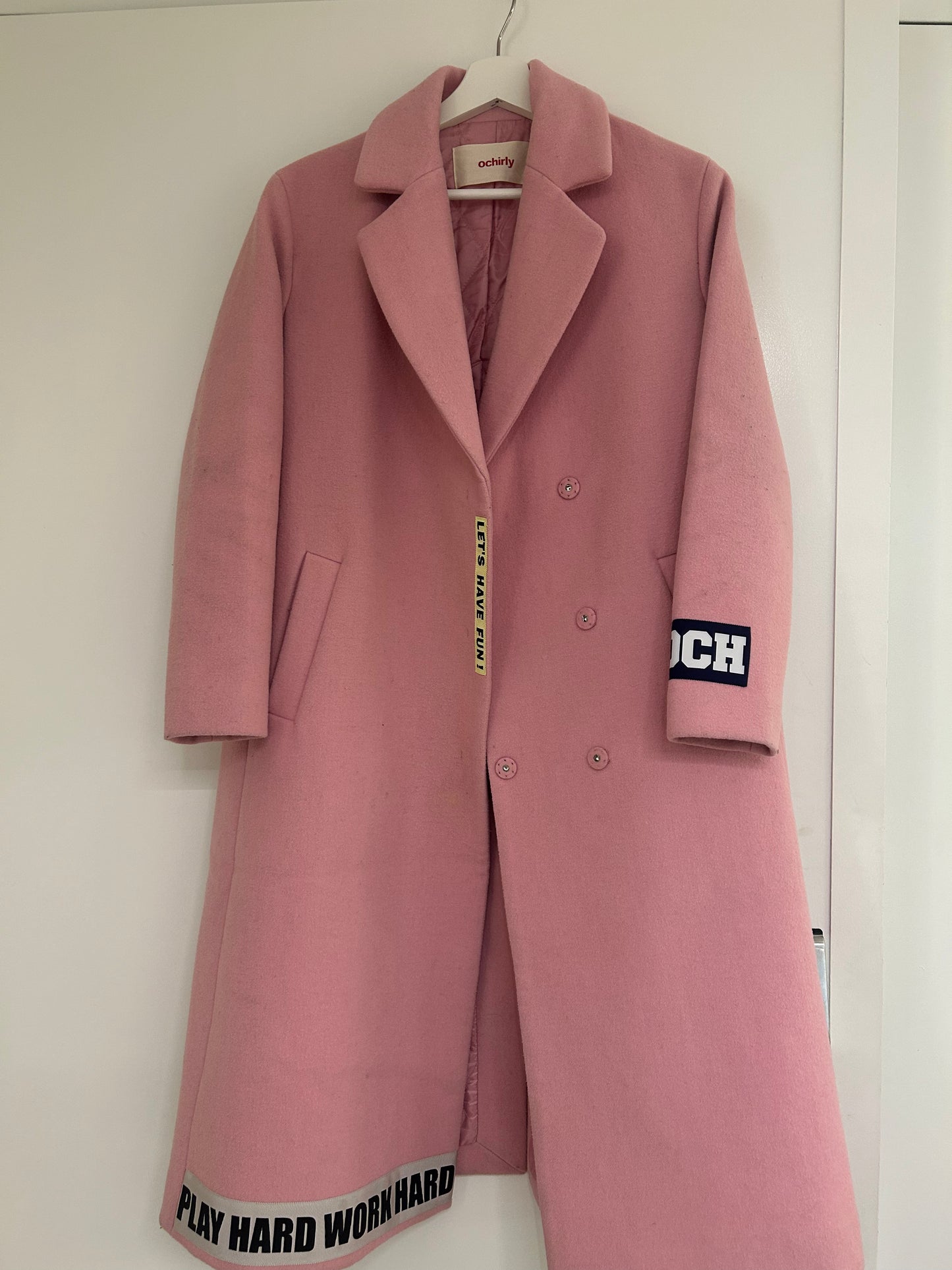 Pink Ochirly Trenchcoat