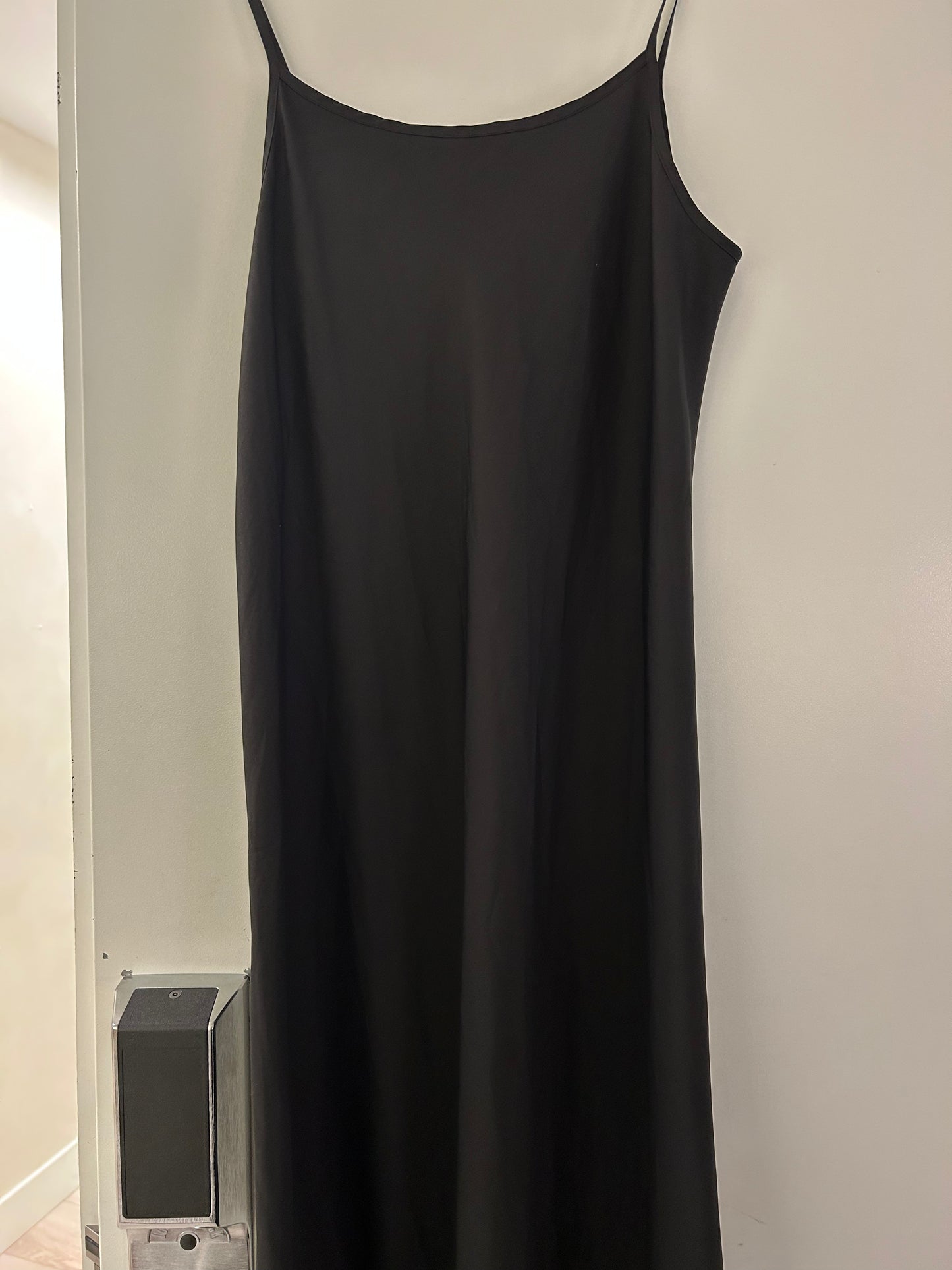 Black Maxi Slip Dress