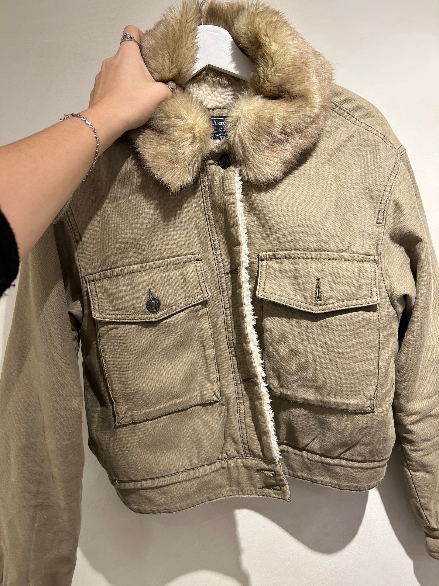Abercrombie Fur Collar Jacket