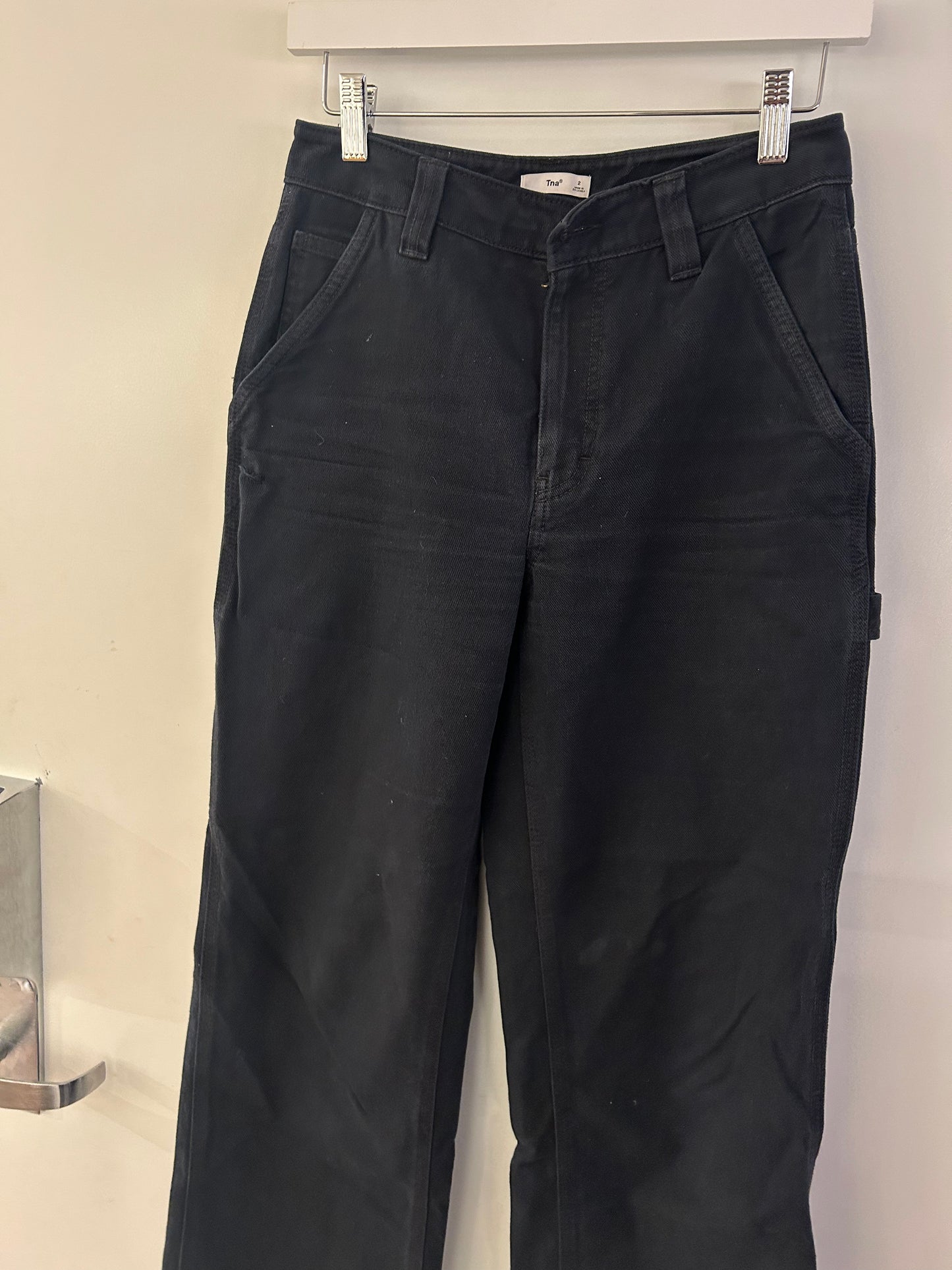 TNA Black Cargo Jeans