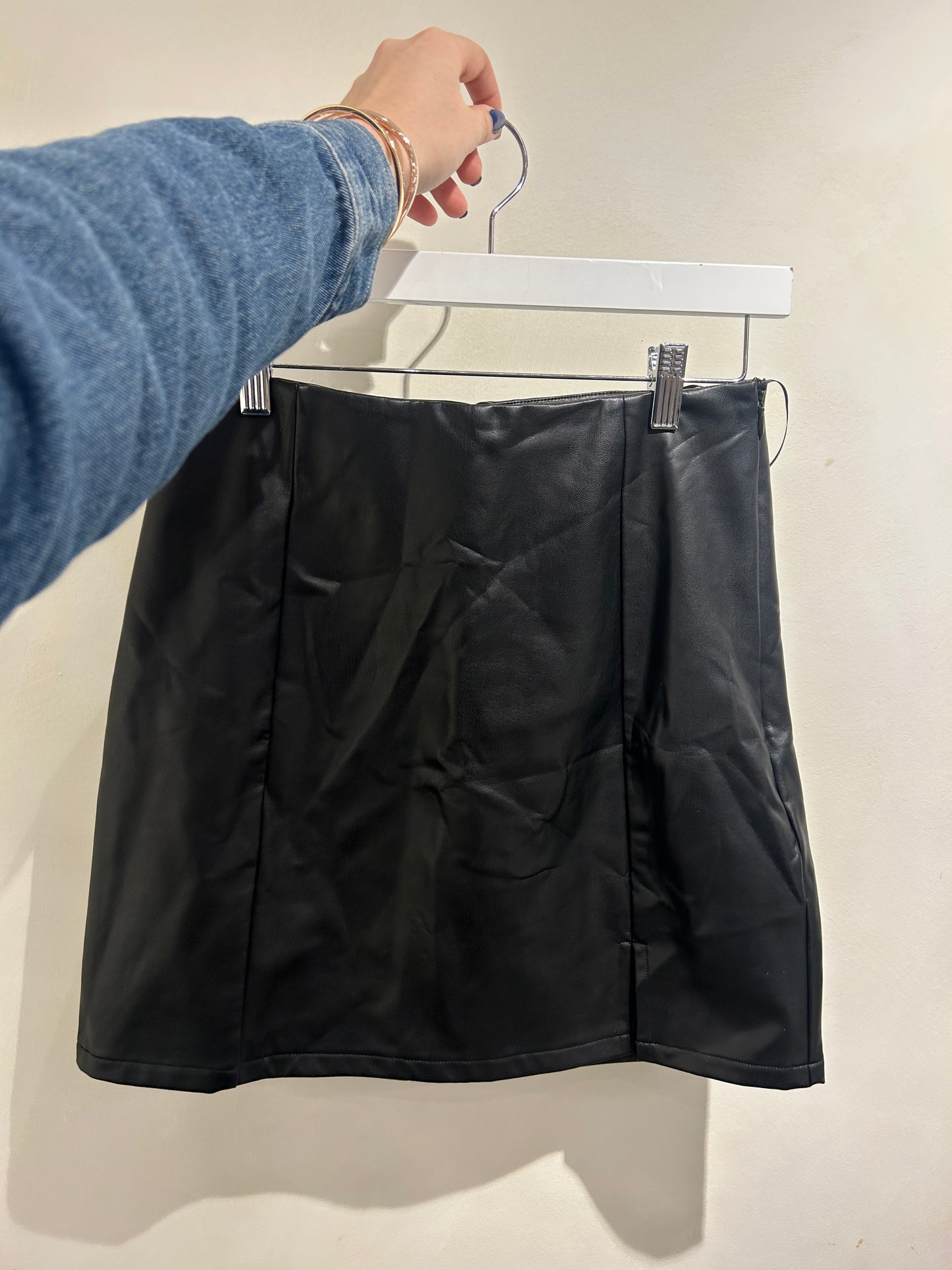 Black Leather Skirt