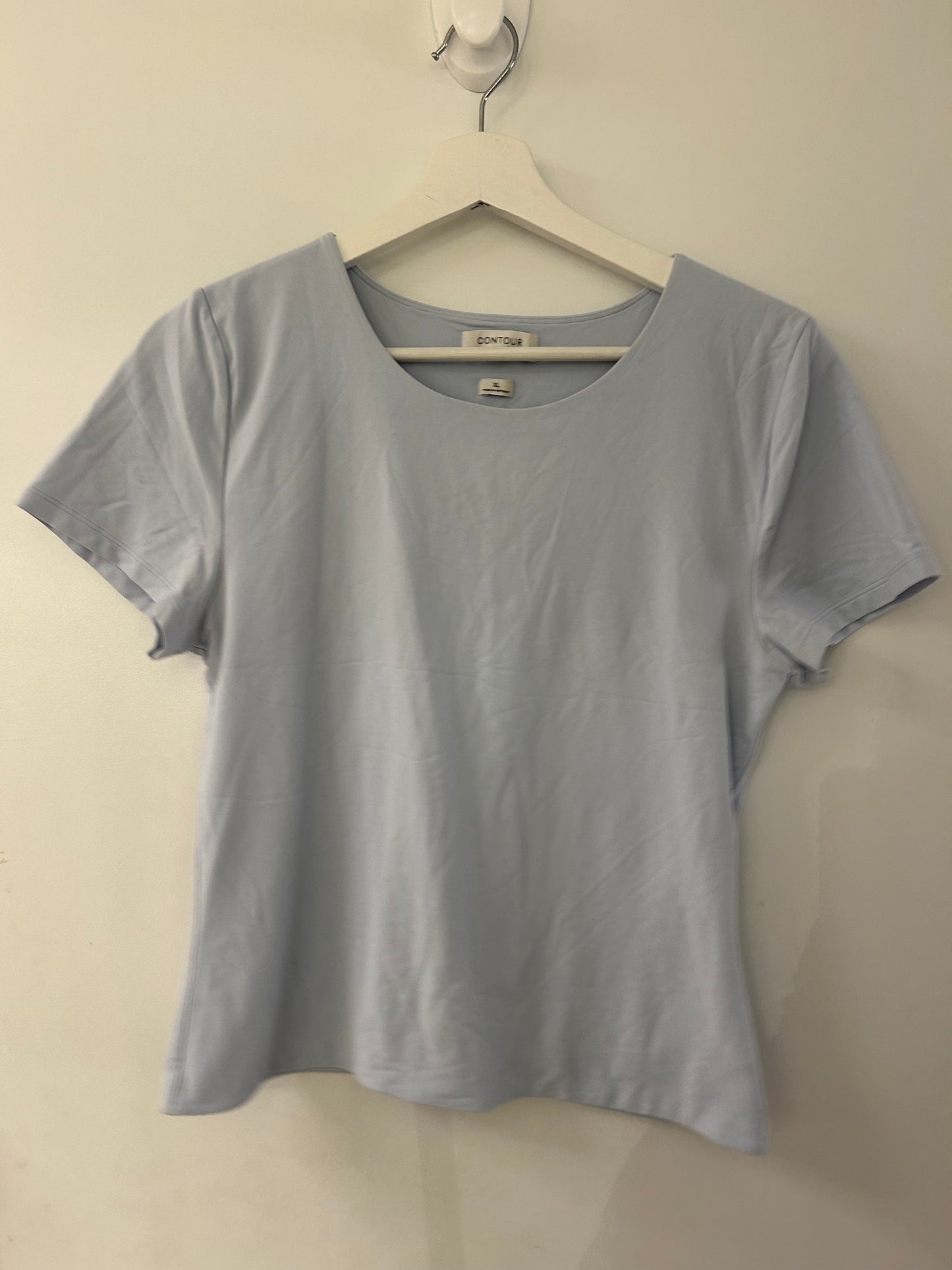 Aritzia Blue Contour Top