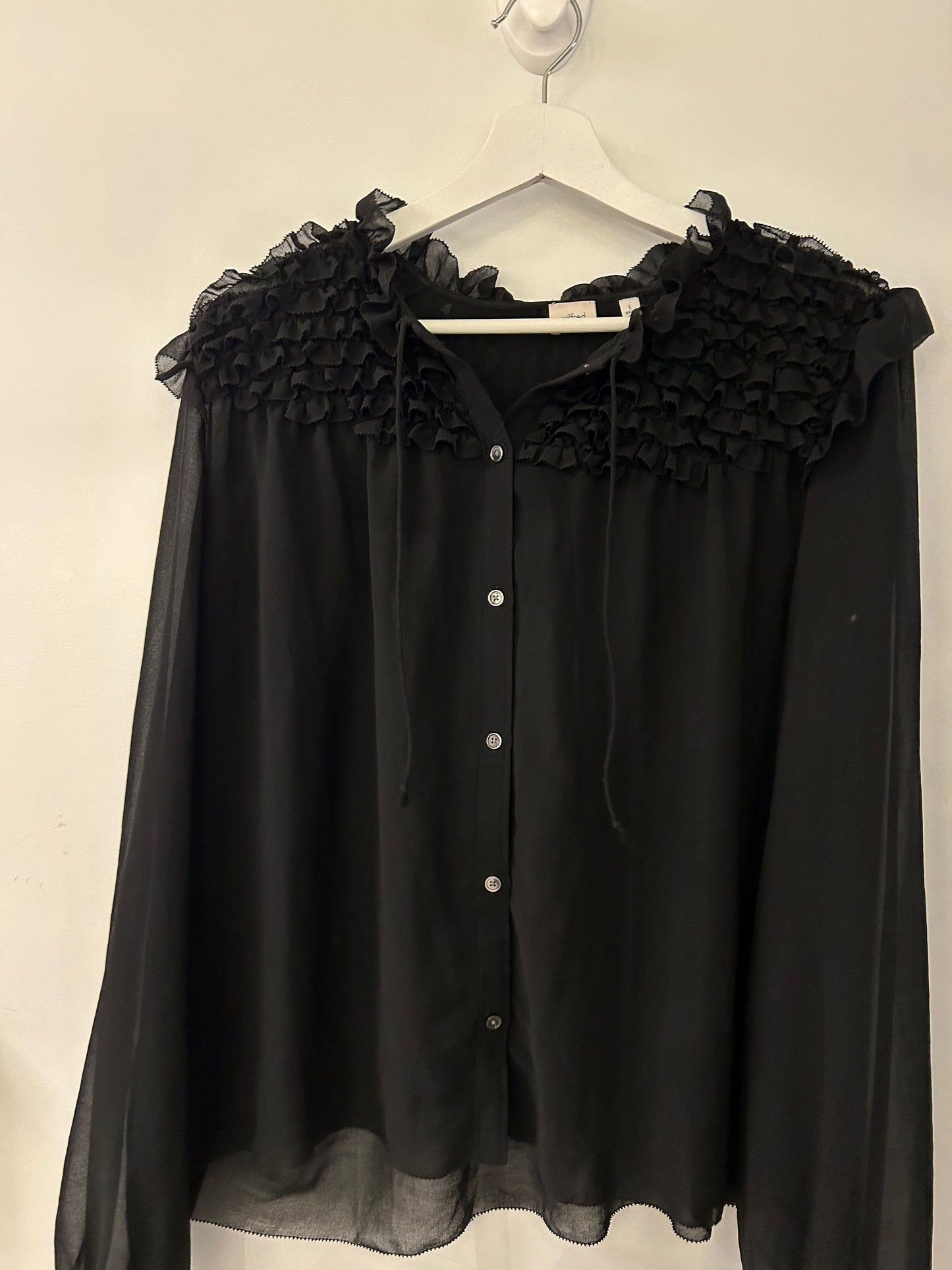 Sheer Black Blouse