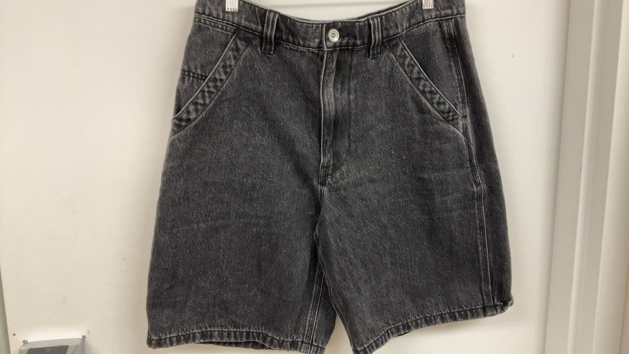 Black Jean Shorts