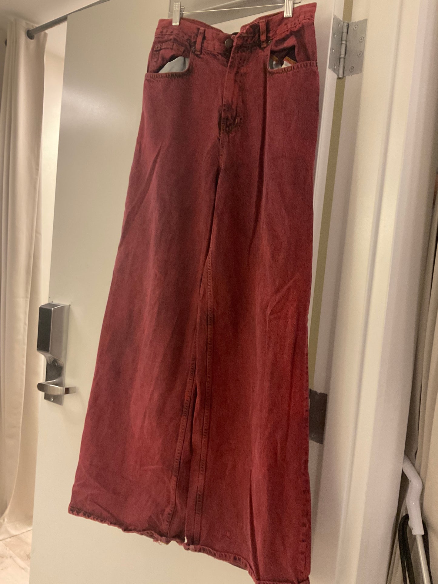 Red BDG Oversized Jeans