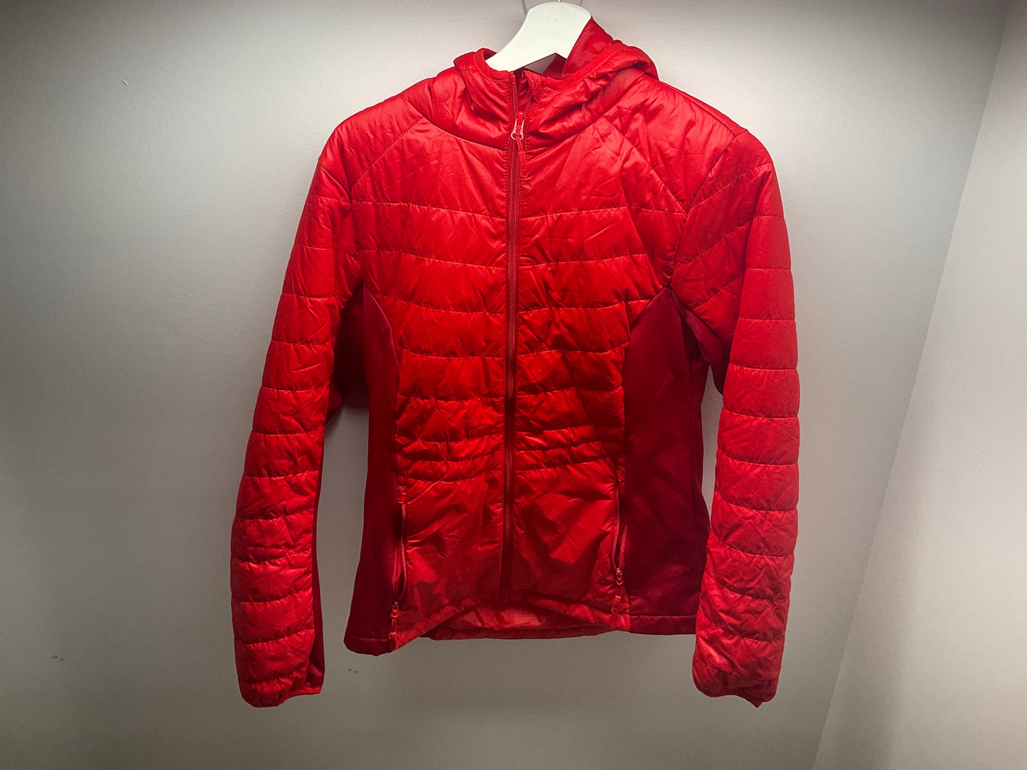 Bright Red Puffer Jacket