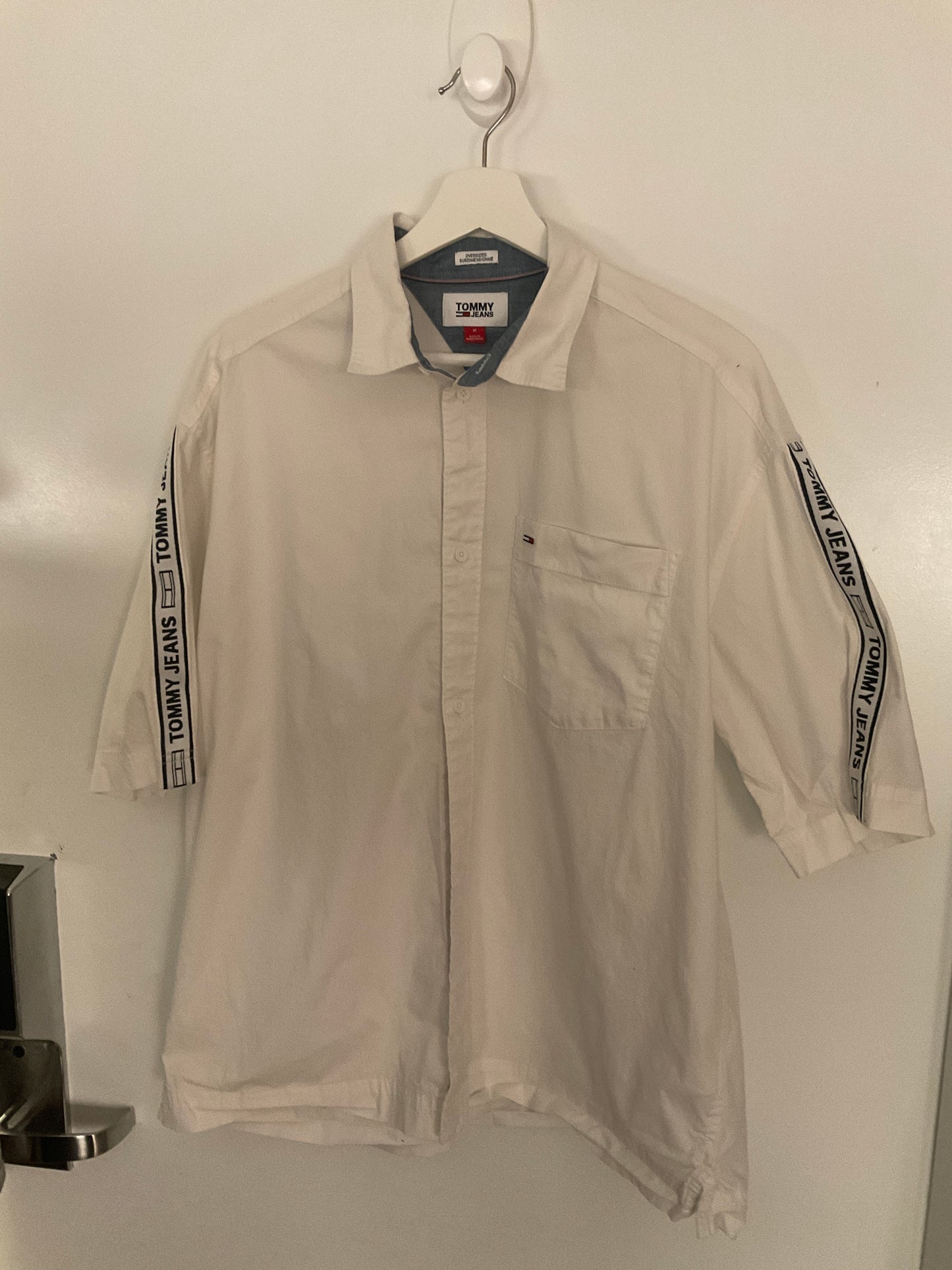 Tommy Jeans White Oversized Shirt