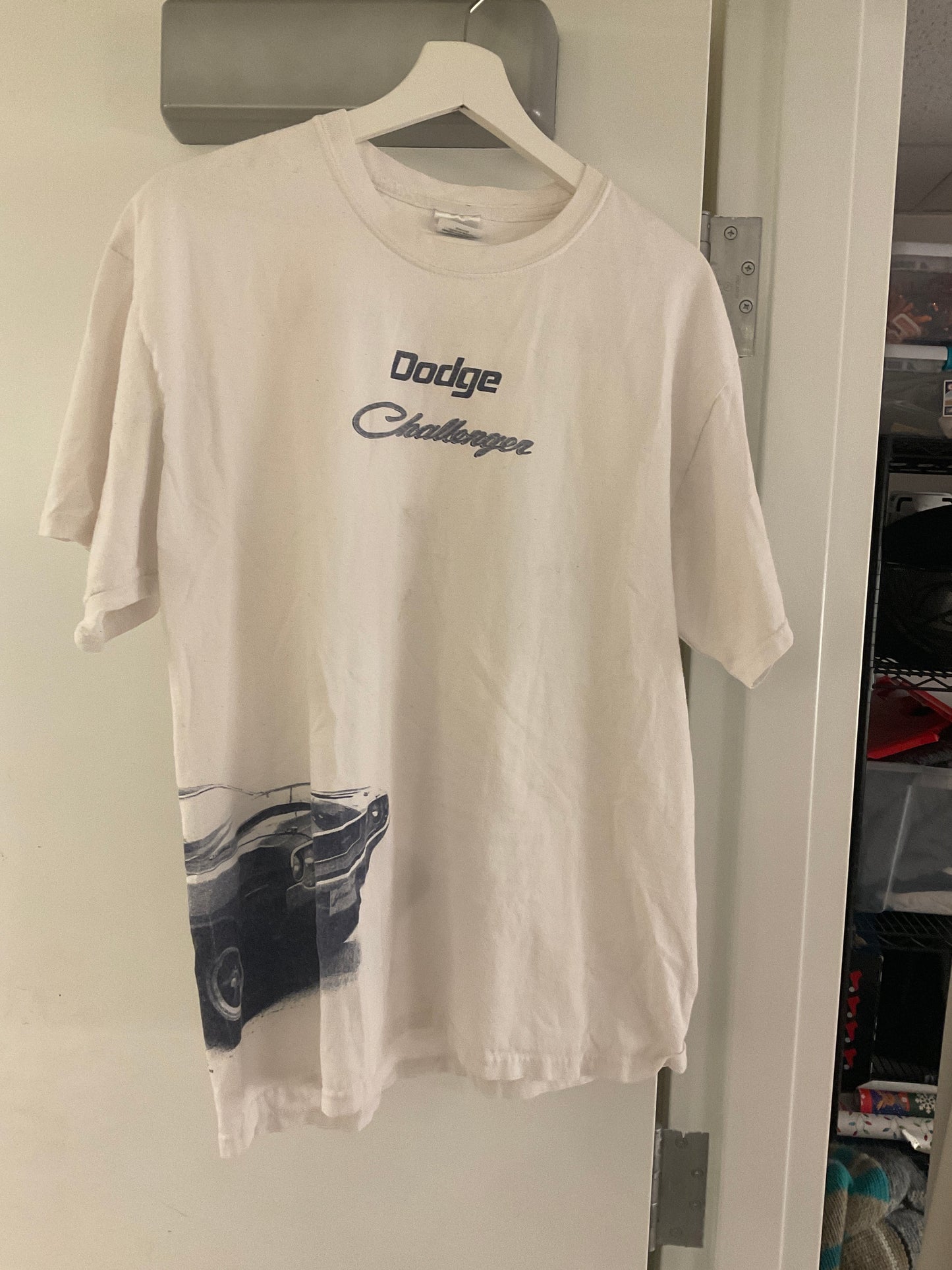 Dodge Challenger White Tee