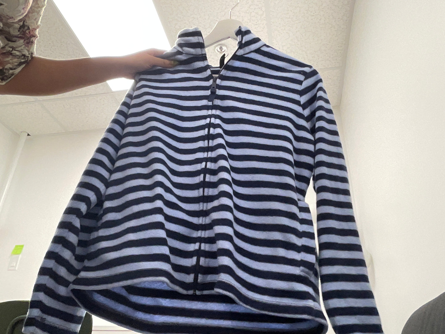 Striped Blue Fleece