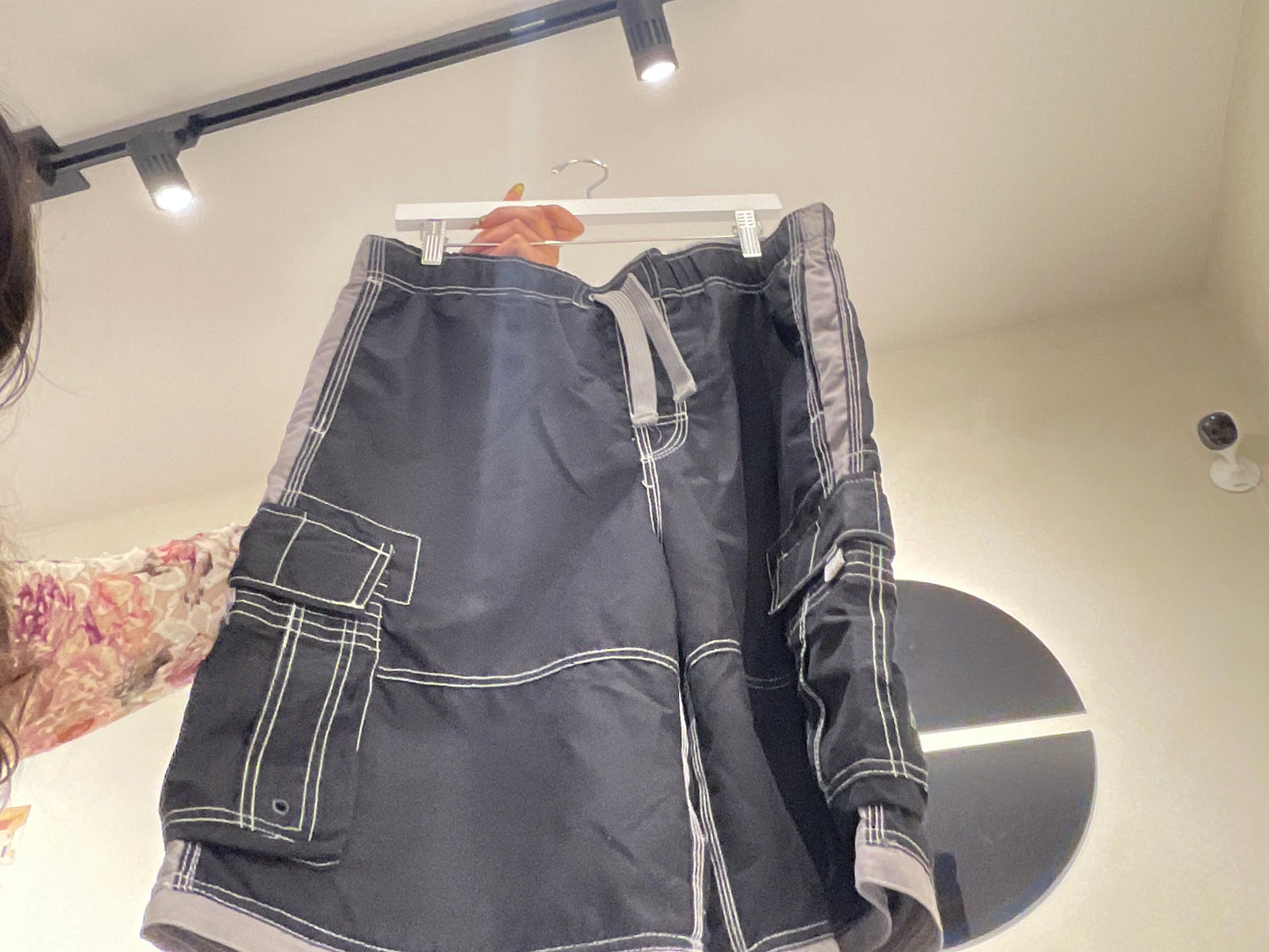 Stitching Detail Baggy Shorts