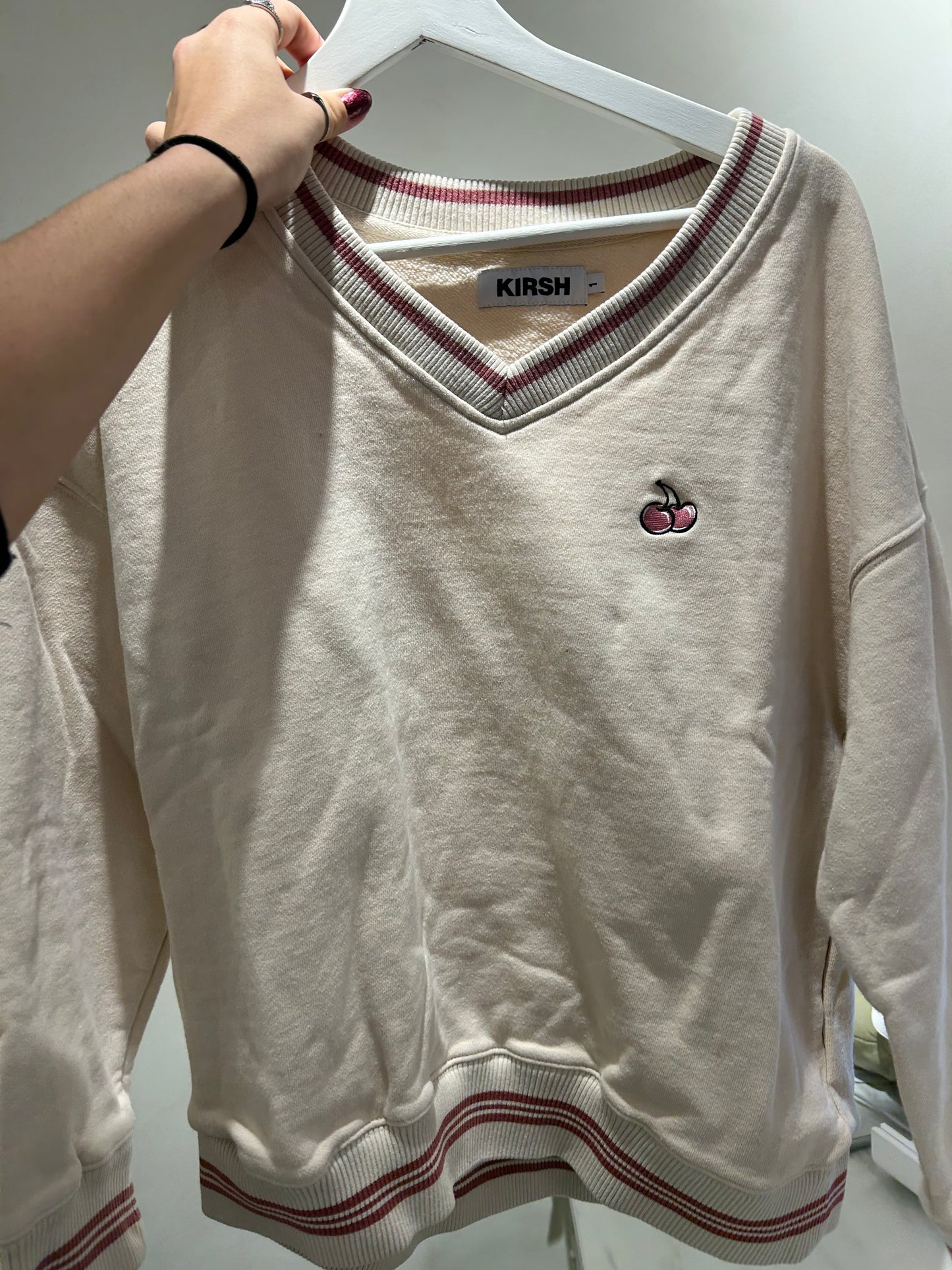 Cherry Stitch Crewneck