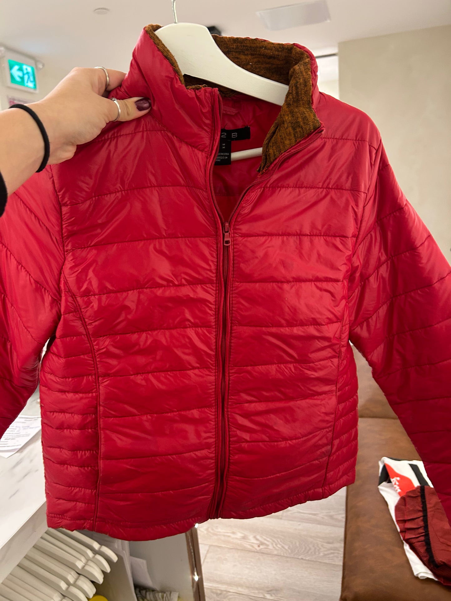 Red Puffer Jacket