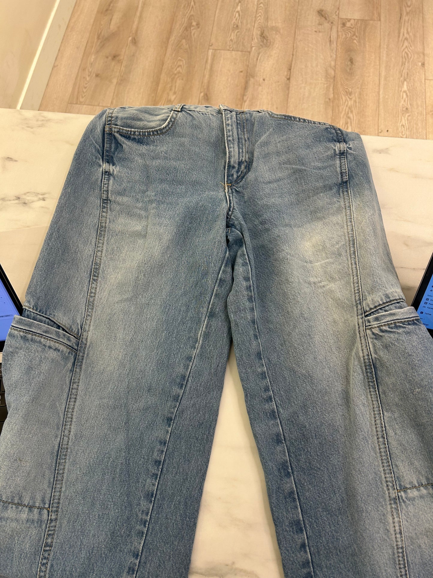 Zara Double Panel Jeans