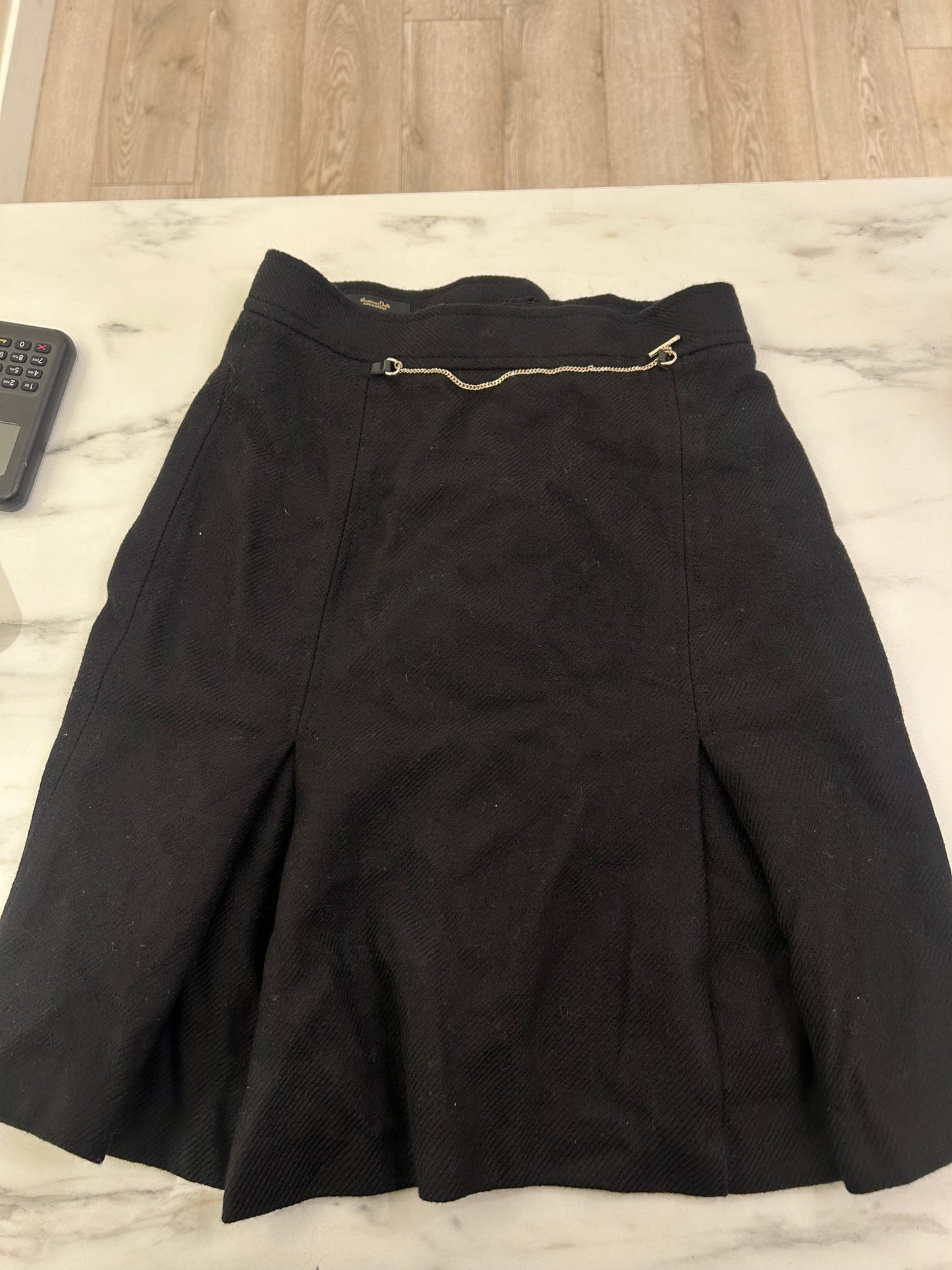 Black Skirt Gold Chain