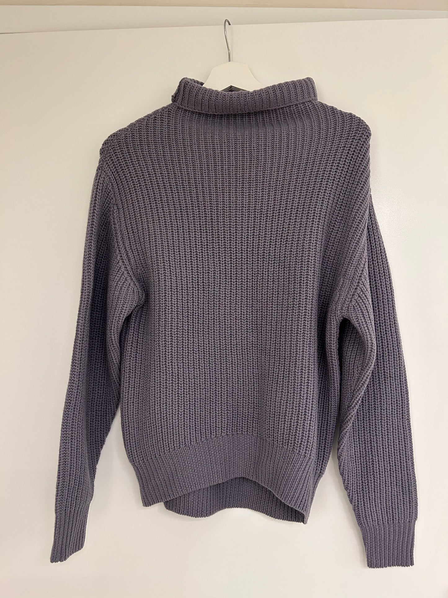 Purple Knit Turtleneck