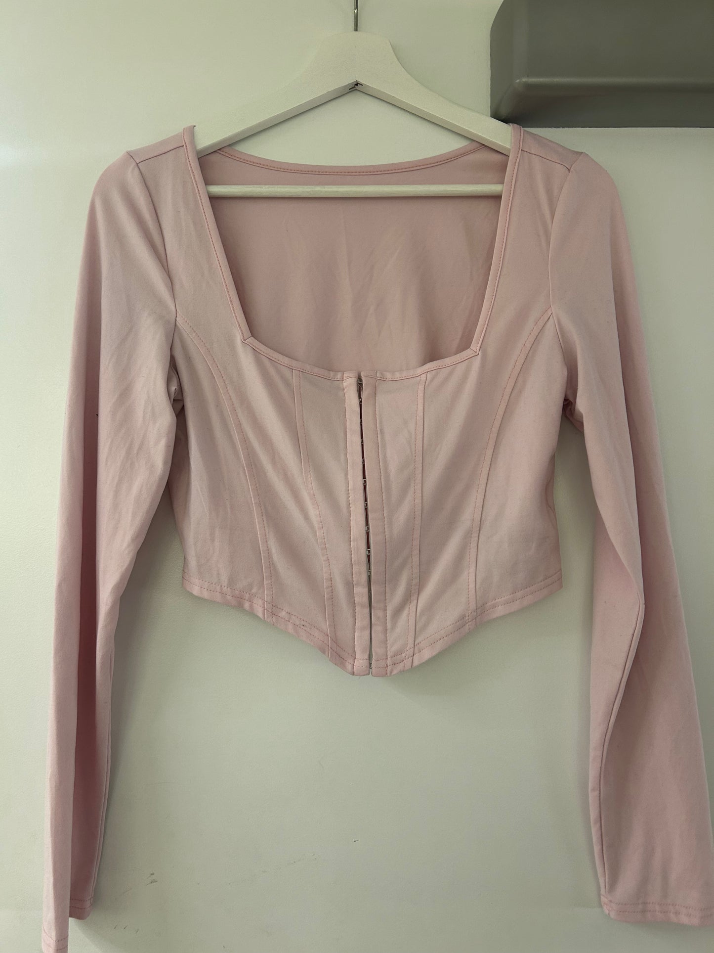 Pink Corset Long Sleeve