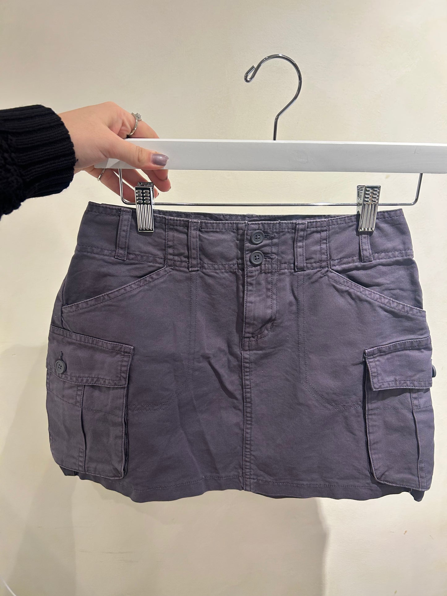 Brandy Melville Purple Cargo Skirt