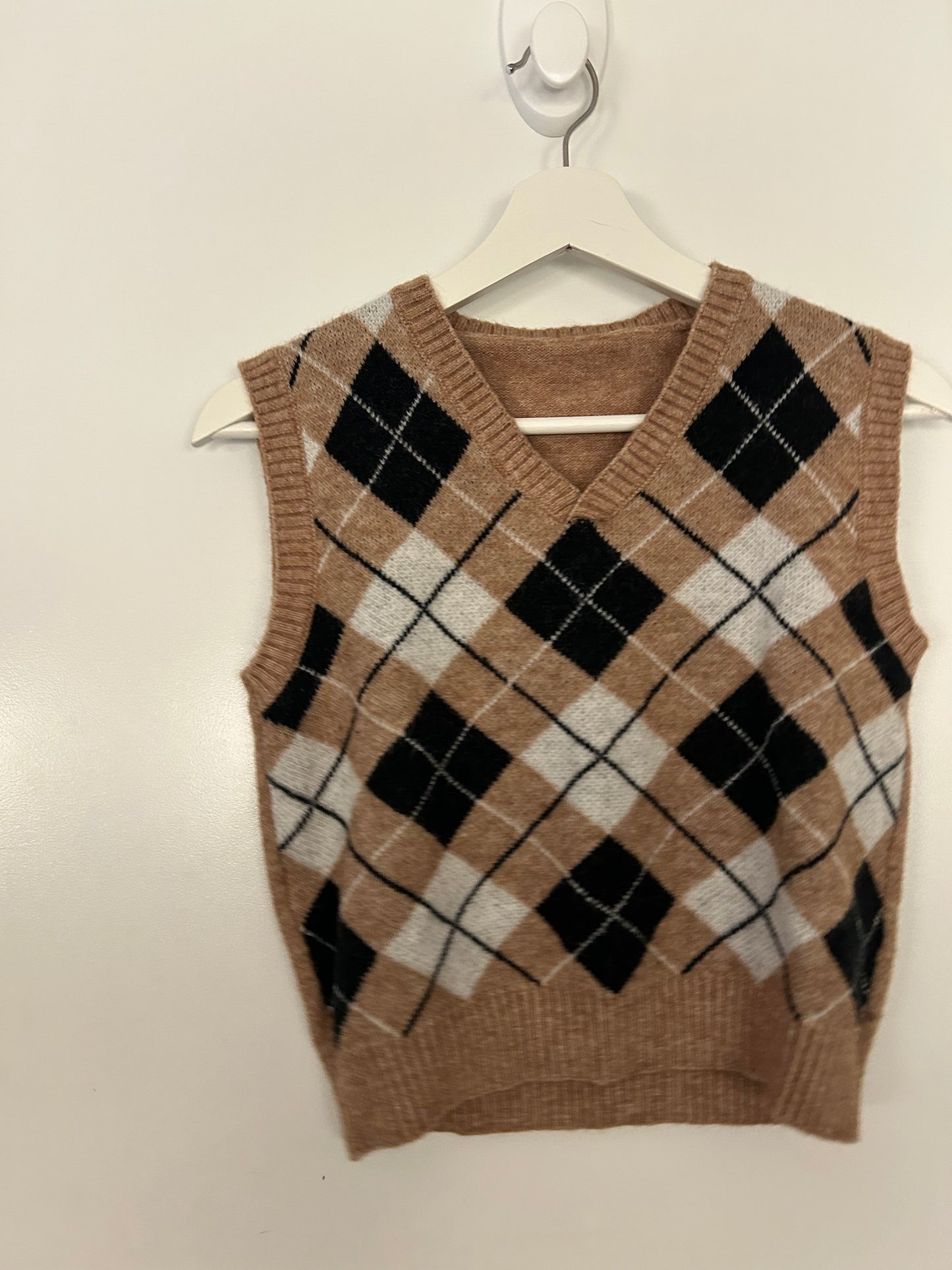 Harlequin Brown Vest