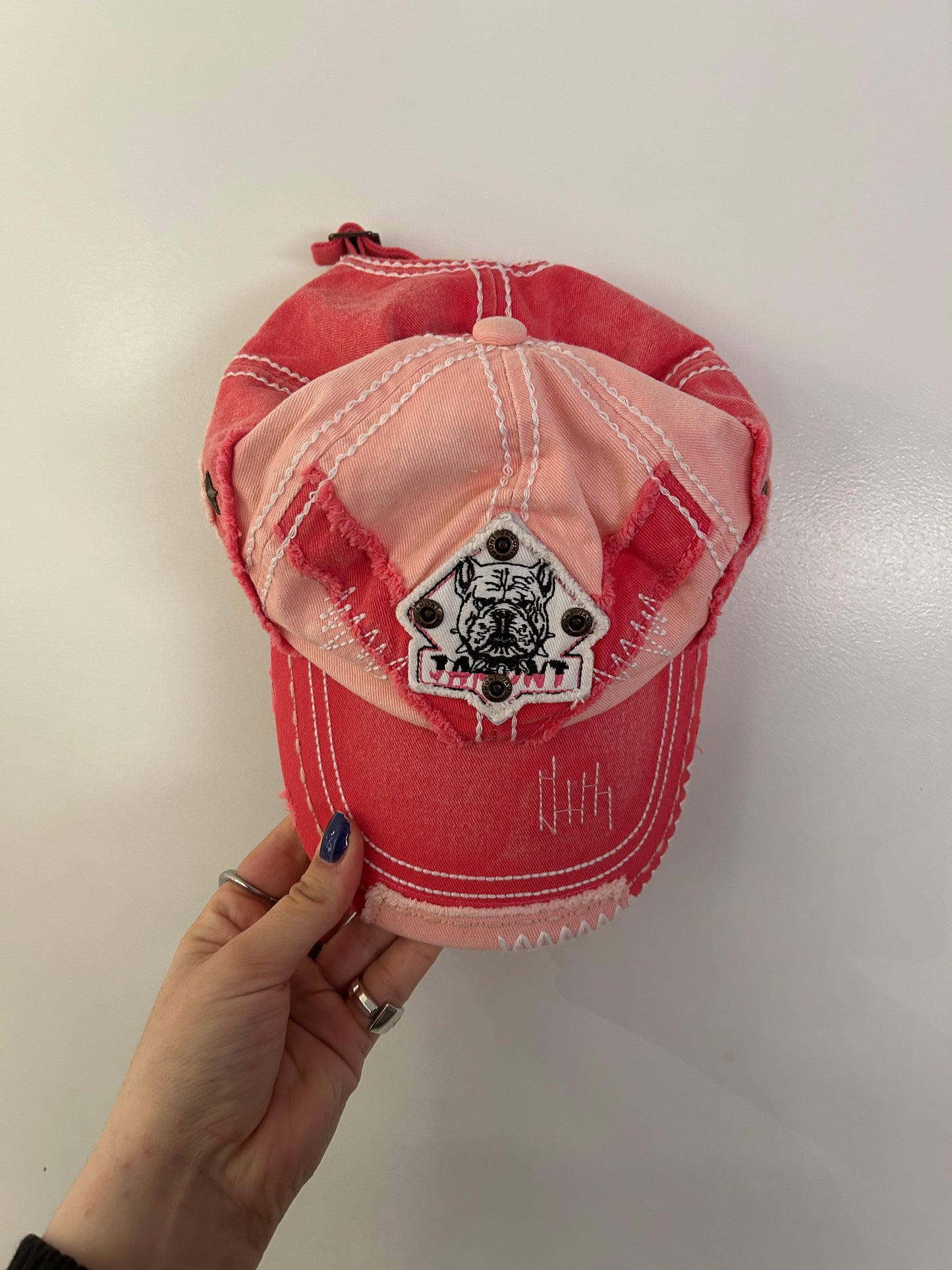 Jamont Pink Patchwork Hat