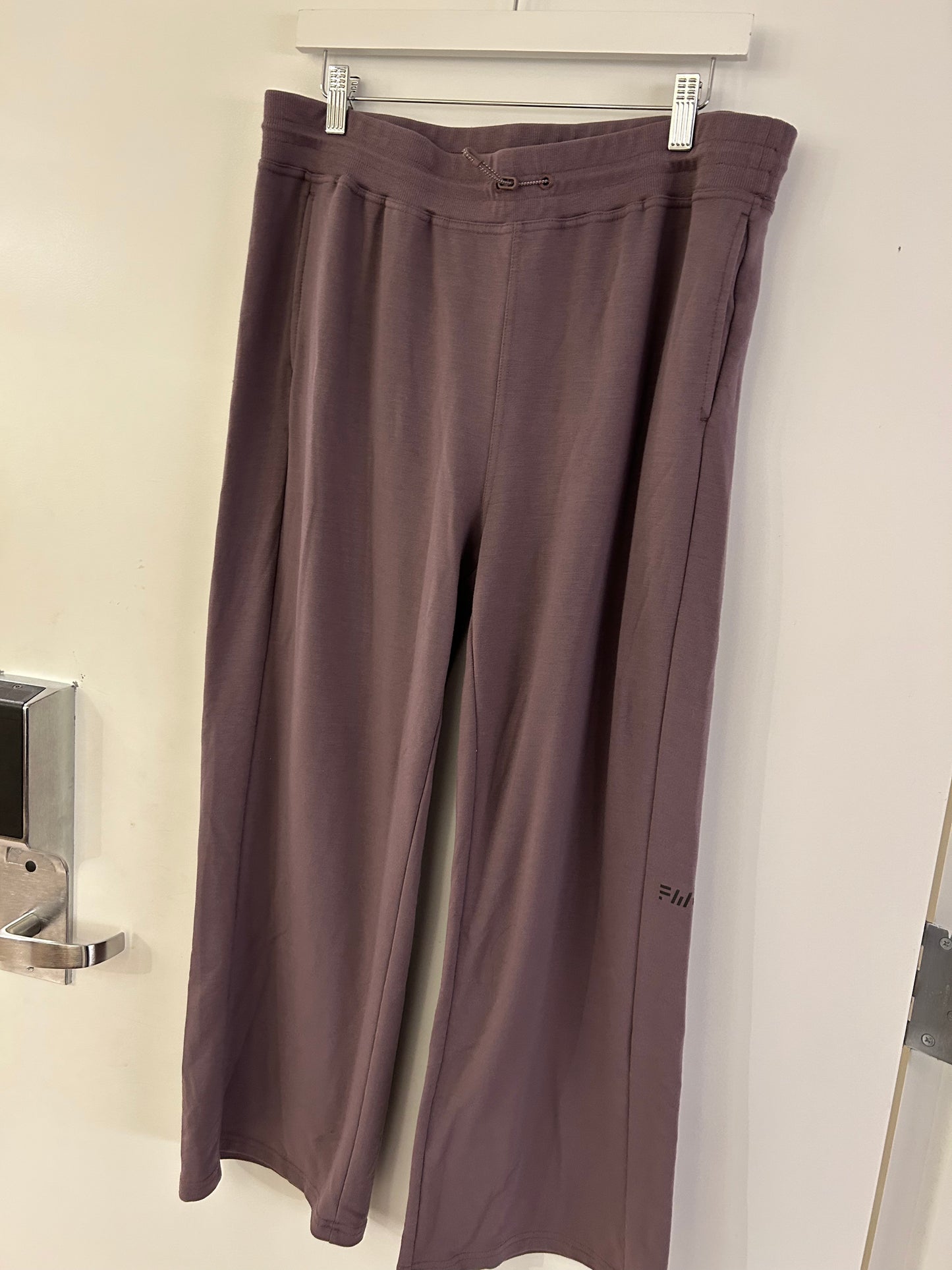 Purple Relaxed Fit Yoga Pants