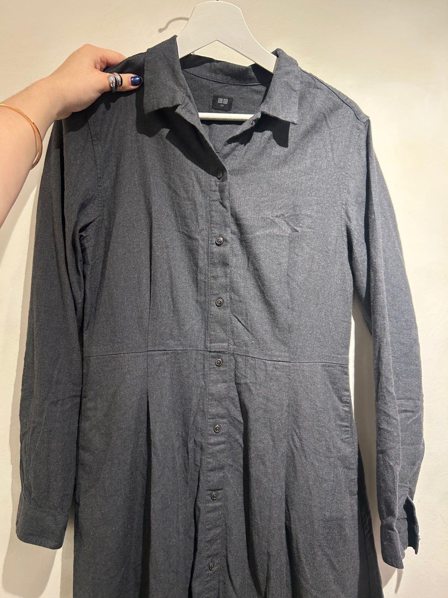 Uniqlo Grey Long Sleeve Dress
