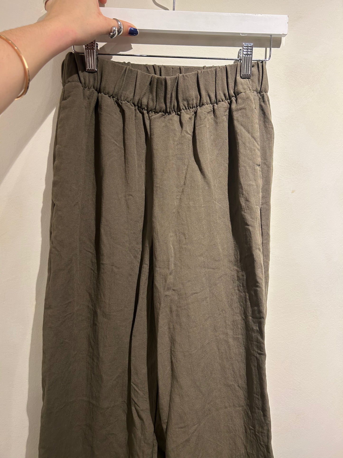 Green Loose Trousers